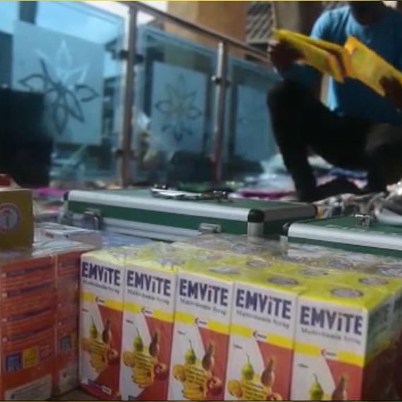 Donation of Food and Clothes to the children in the community ​