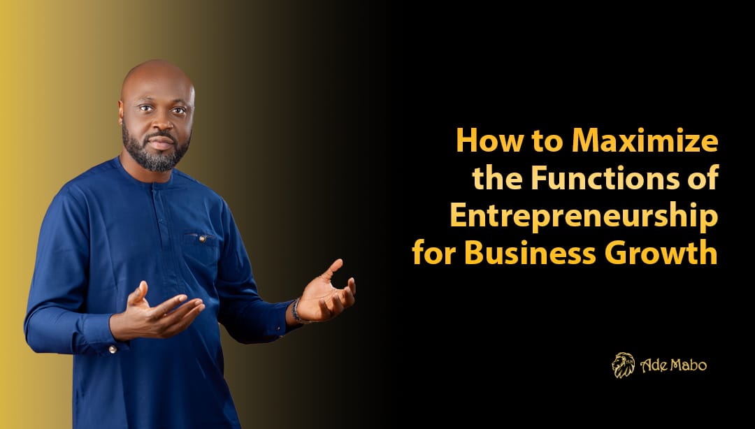 functions of entrepreneurship